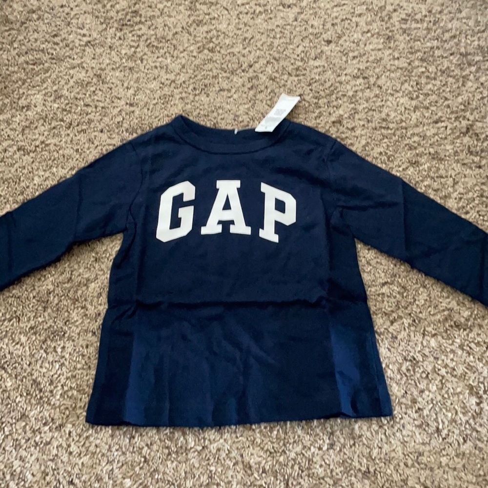 baby Gap blue long sleeve shirt